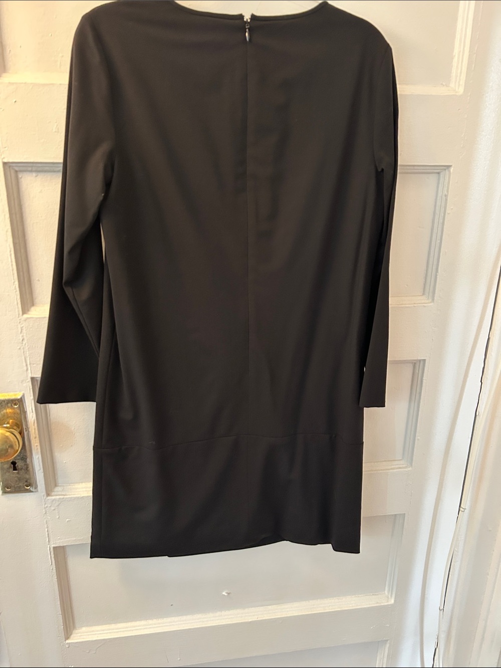 Theory Black Shift Wool Dress, Women's Size 6 - Picture 3 of 5